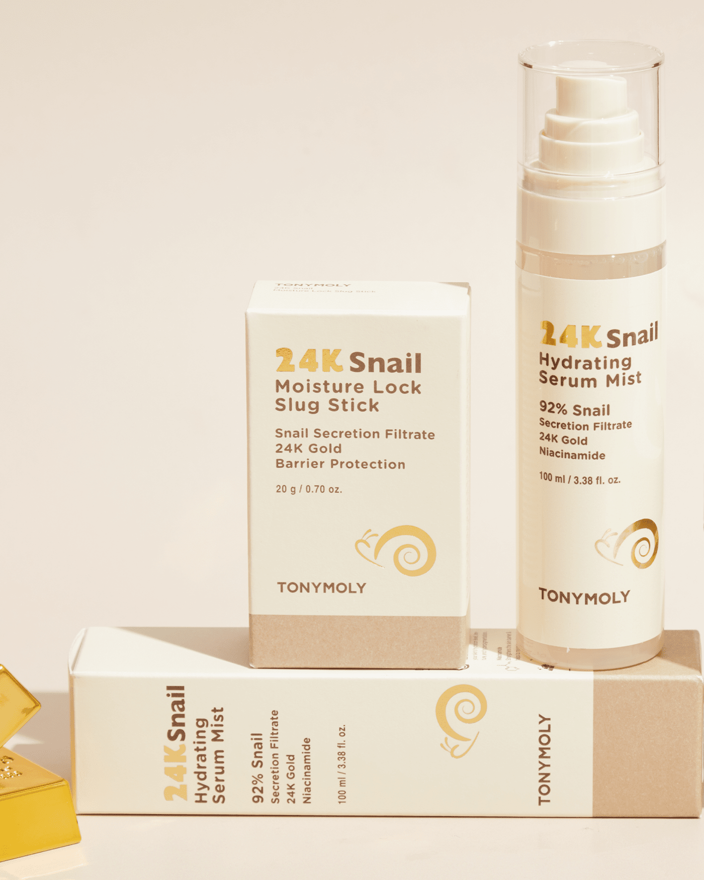 24K Snail Moisture Lock Slug Stick
